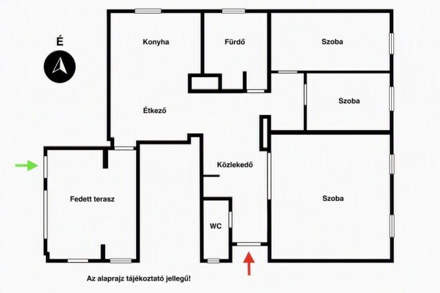 Eladó téglalakás, Keszthelyen 94.9 M Ft, 3 szobás