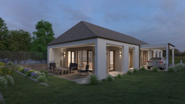 Eladó családi ház, Csomádon 149 M Ft, 2+2 szobás