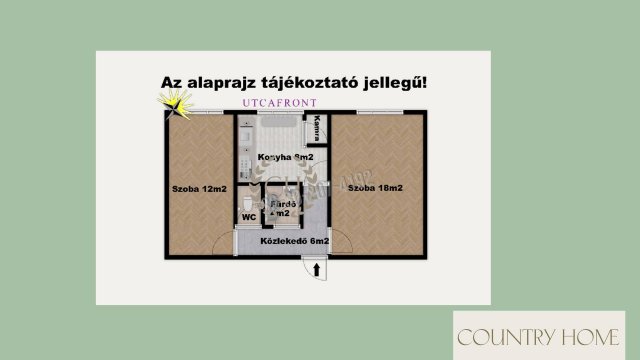 Eladó téglalakás, Szegeden, Olajos utcában 44.9 M Ft, 2 szobás