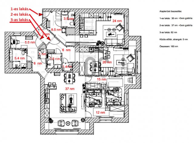 Eladó téglalakás, Budapesten, XIII. kerületben 124.9 M Ft