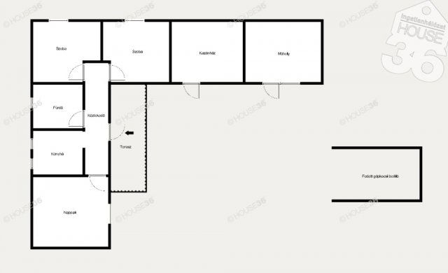 Eladó családi ház, Kecskeméten 64.9 M Ft, 3 szobás