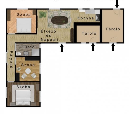 Eladó családi ház, Sajóládon 24.9 M Ft, 3 szobás