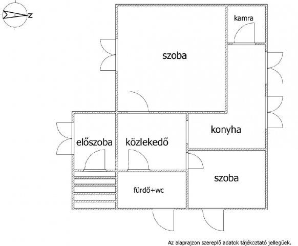 Eladó családi ház, Tapolcán 54 M Ft, 1+1 szobás