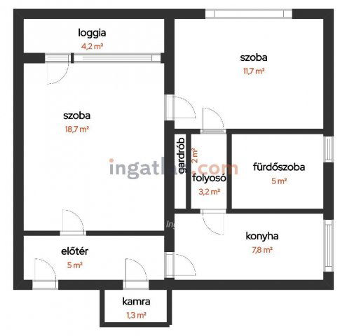 Eladó panellakás, Salgótarjánban 22 M Ft, 2 szobás