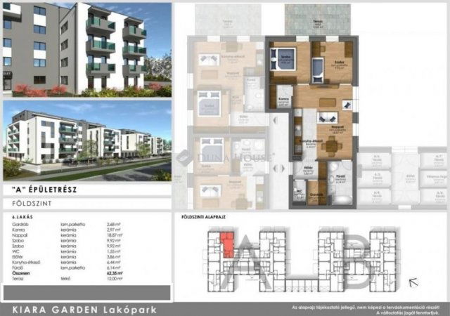 Eladó téglalakás, Szombathelyen 64.9 M Ft, 3 szobás