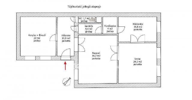 Eladó téglalakás, Budapesten, VI. kerületben 119.9 M Ft