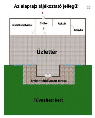 Kiadó iroda, Balatonfüreden 450 E Ft / hó / költözzbe.hu