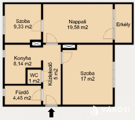 Eladó téglalakás, Szegeden 79 M Ft, 3 szobás