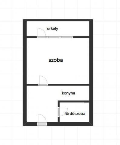 Eladó panellakás, Kecskeméten 36.9 M Ft, 1 szobás