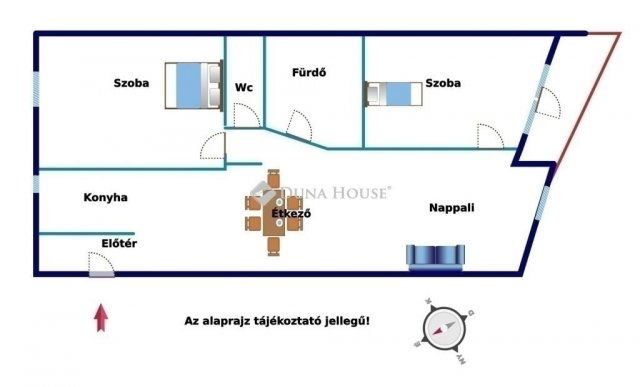 Eladó téglalakás, Budapesten, XV. kerületben 86 M Ft, 3 szobás