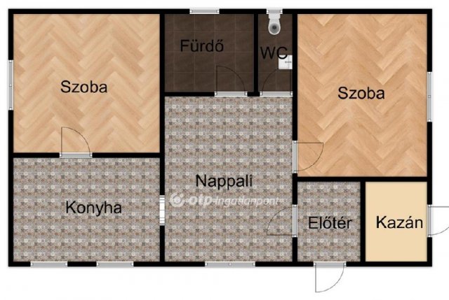 Eladó családi ház, Földesen 26 M Ft, 2 szobás