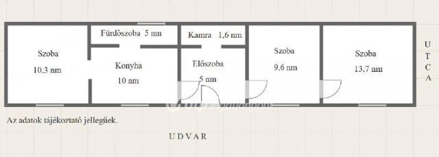 Eladó családi ház, Kisvejkén 8.5 M Ft, 1+2 szobás