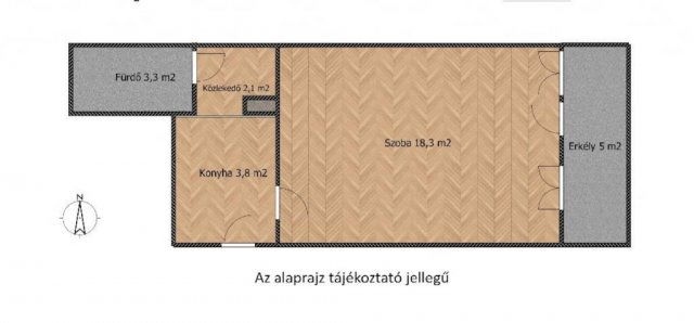 Eladó panellakás, Budapesten, VIII. kerületben 44.9 M Ft