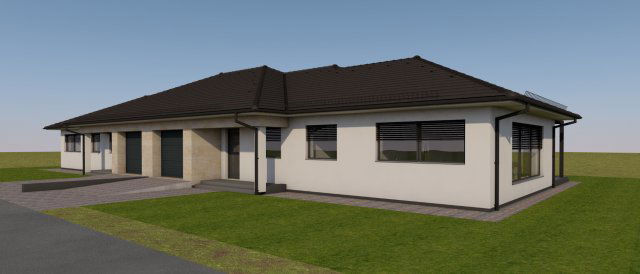 Eladó ikerház, Nyíregyházán 84.99 M Ft, 3 szobás