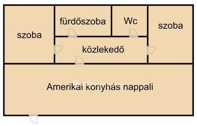 Kiadó téglalakás, albérlet, Nyíregyházán 381 E Ft / hó