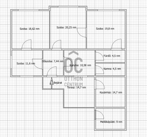 Eladó családi ház, Turán 43.9 M Ft, 4 szobás