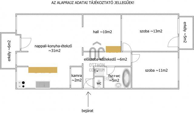 Eladó téglalakás, Baján 51.9 M Ft, 4 szobás