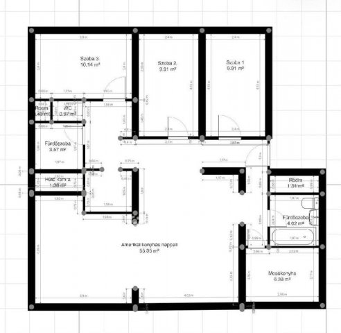 Eladó panellakás, Zalaegerszegen 74.5 M Ft, 1+4 szobás