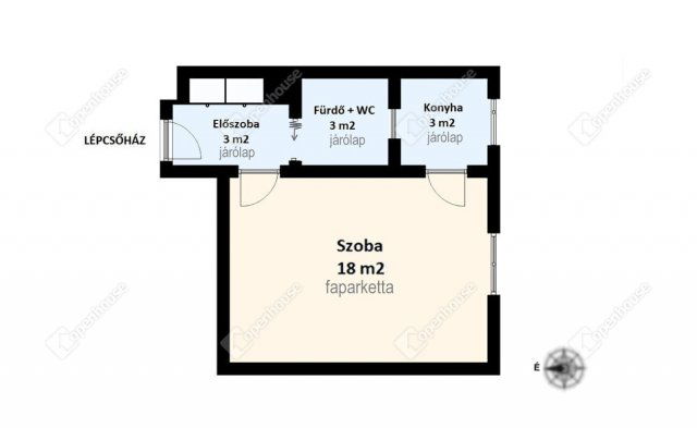 Eladó panellakás, Miskolcon 21.99 M Ft, 1 szobás