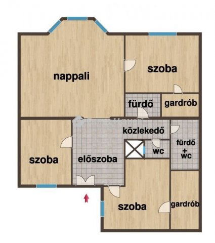 Eladó téglalakás, Budapesten, VI. kerületben 195 M Ft, 4 szobás