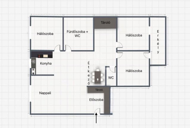 Eladó téglalakás, Szegeden 94.9 M Ft, 4 szobás