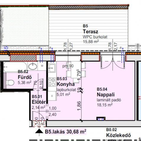 Eladó téglalakás, Szombathelyen 31.9 M Ft, 1+1 szobás