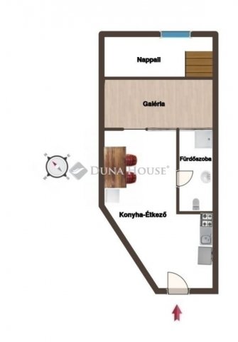 Eladó téglalakás, Budapesten, VII. kerületben 57 M Ft, 1 szobás