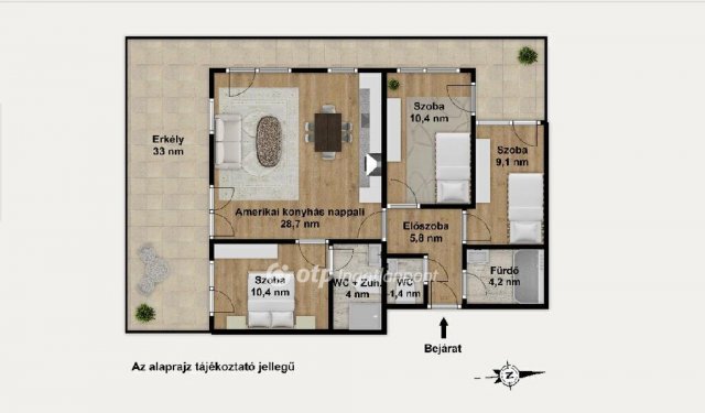 Eladó téglalakás, Budapesten, XIII. kerületben 148 M Ft