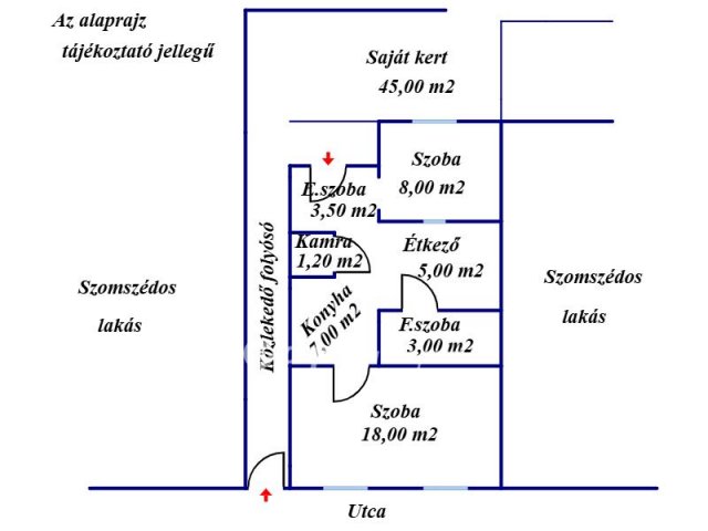 Eladó téglalakás, Gyulán 39 M Ft, 2 szobás