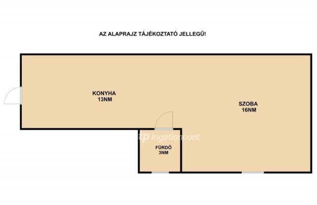 Eladó téglalakás, Budapesten, X. kerületben 24.9 M Ft, 1 szobás