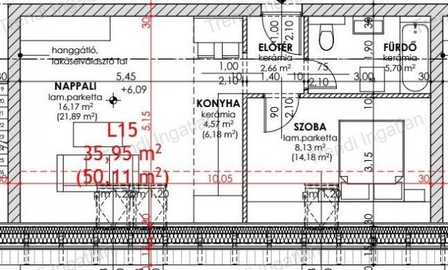 Eladó téglalakás, Csornán 37 M Ft, 2 szobás