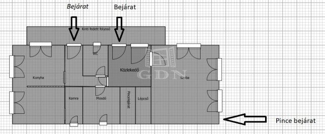 Eladó családi ház, Boldogon 49 M Ft, 3 szobás
