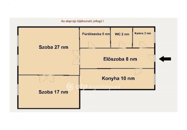 Eladó téglalakás, Budapesten, VI. kerületben 89.9 M Ft