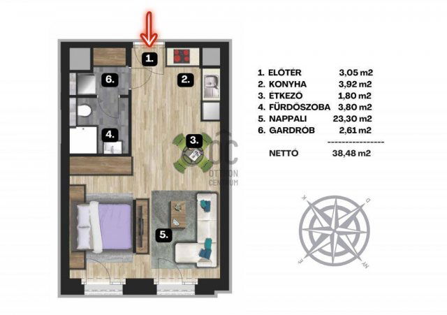 Eladó téglalakás, Budapesten, IX. kerületben 69.99 M Ft