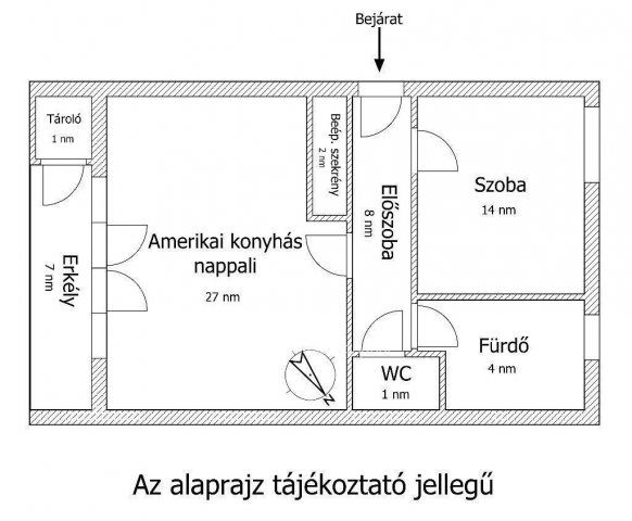 Eladó téglalakás, Budapesten, IV. kerületben 94 M Ft, 2 szobás