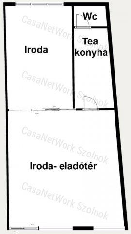 Kiadó iroda, Szolnokon 450 E Ft / hó, 5 szobás