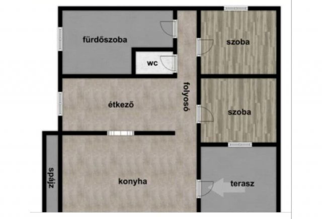 Eladó mezogazdasagi ingatlan, Nemesbikken 63.9 M Ft, 4 szobás