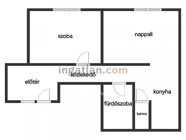 Eladó téglalakás, Budapesten, IV. kerületben 59.9 M Ft, 2 szobás