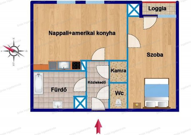 Eladó téglalakás, Nyíregyházán 38.9 M Ft, 2 szobás