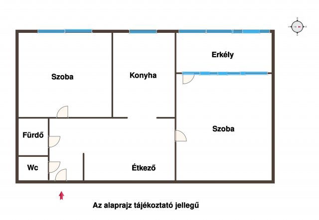 Eladó panellakás, Budapesten, III. kerületben 55.9 M Ft, 2 szobás
