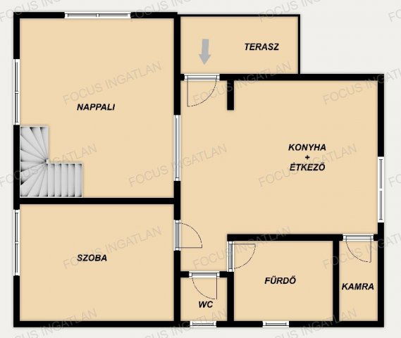 Eladó családi ház, Kecskeméten 89.9 M Ft, 5 szobás
