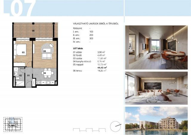 Eladó téglalakás, Balatonmáriafürdőn 79.99 M Ft, 1+1 szobás