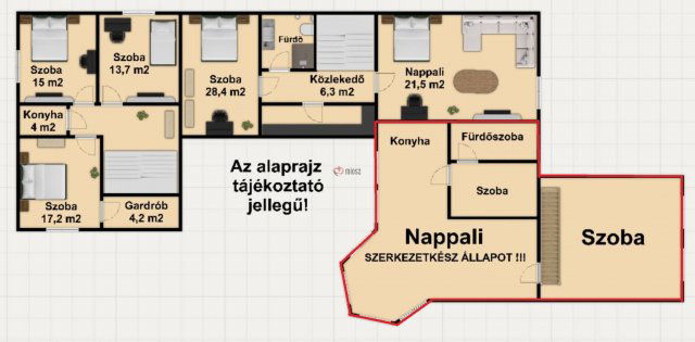 Eladó családi ház, Szegeden 269 M Ft, 14 szobás