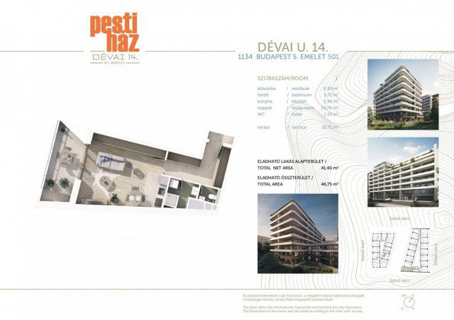 Eladó téglalakás, Budapesten, XIII. kerületben, Dévai utcában