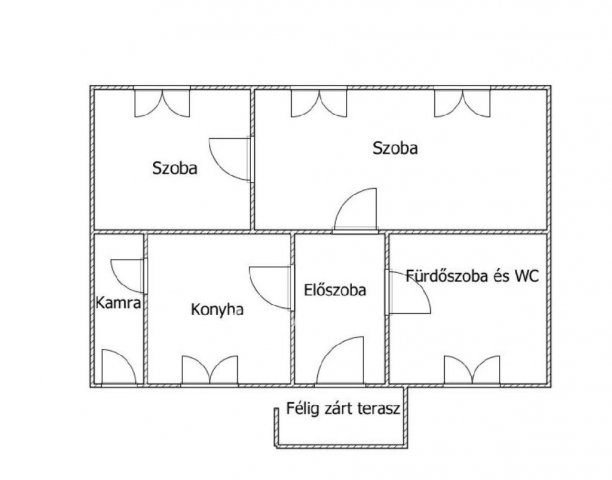 Eladó családi ház, Mezőhegyesen 20 M Ft, 2 szobás
