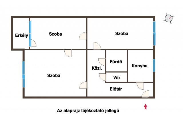 Eladó panellakás, Budapesten, XIII. kerületben, Béke téren