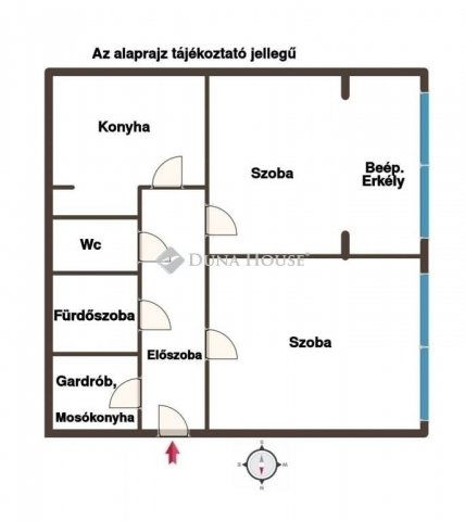 Eladó panellakás, Budapesten, III. kerületben 79.9 M Ft, 2 szobás