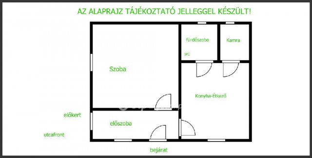 Eladó családi ház, Hajdúdorogon 16.9 M Ft, 1 szobás