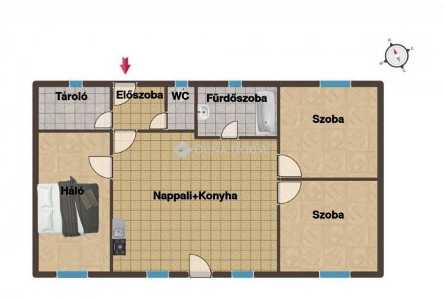 Eladó sorház, Tökölön 82 M Ft, 4 szobás / költözzbe.hu