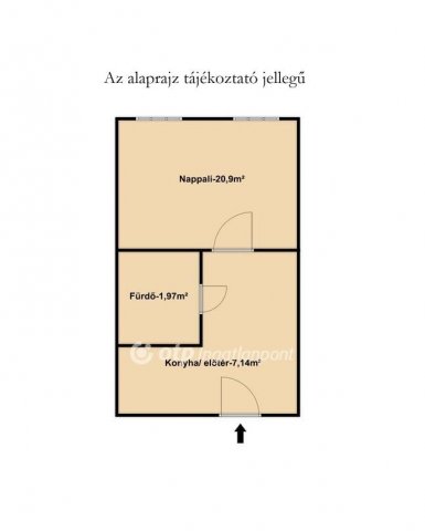 Eladó téglalakás, Budapesten, VIII. kerületben 48 M Ft, 1 szobás